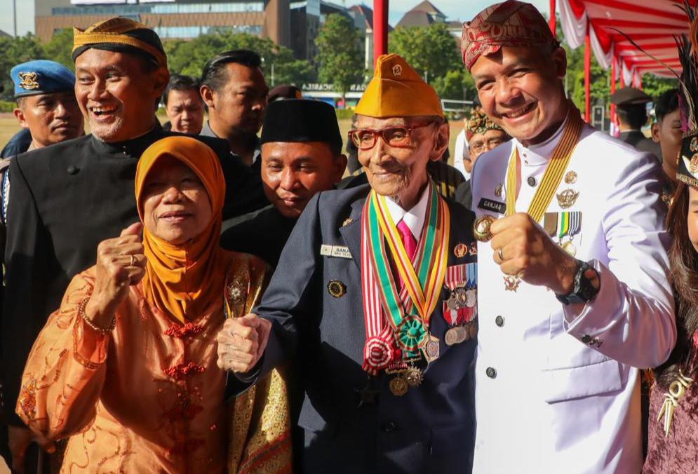 Veteran Pengawal Jenderal Sudirman, dan Jenderal Ahmad Yani Puji Perhatian Pemprov Jateng