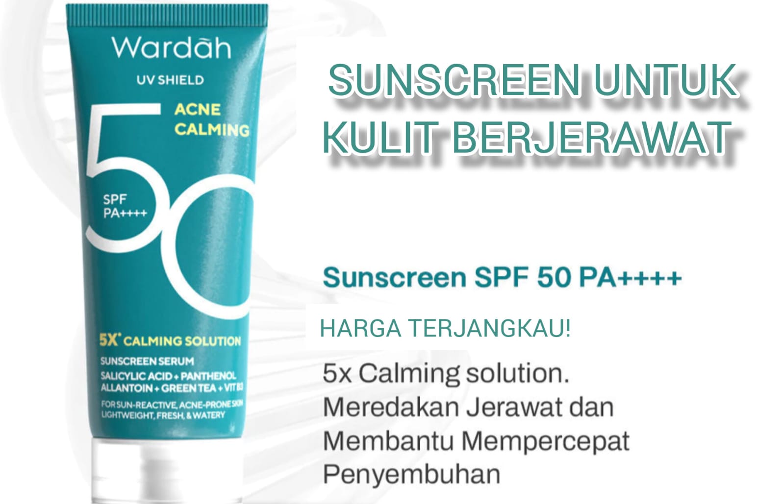 Review Sunscreen Wardah UV Shield Acne Calming SPF 50 Merawat Jerawat Meradang, Cocok untuk Outdoor!