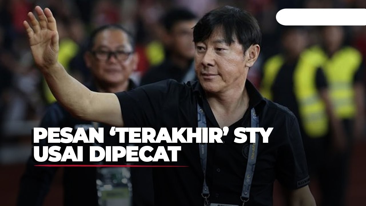 Isi Pesan Mengharukan Shin Tae-yong Usai Dipecat sebagai Pelatih Timnas Indonesia