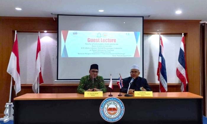 Dekan FUAD UIN Gus Dur Beri Kuliah Umum di Thailand