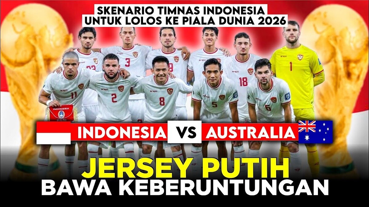 Jersey Putih Bawa Keberuntungan! Begini Skenario Timnas Indonesia untuk Lolos ke Piala Dunia 2026