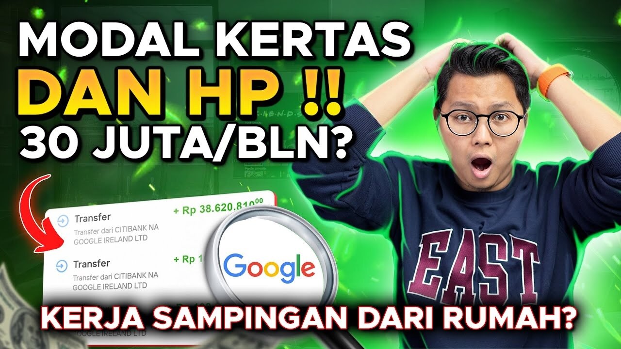 Kerja Sampingan dari Rumah dengan Modal Kertas dan HP, Potensi Penghasilan HIngga 30 Juta per Bulan! Mau?