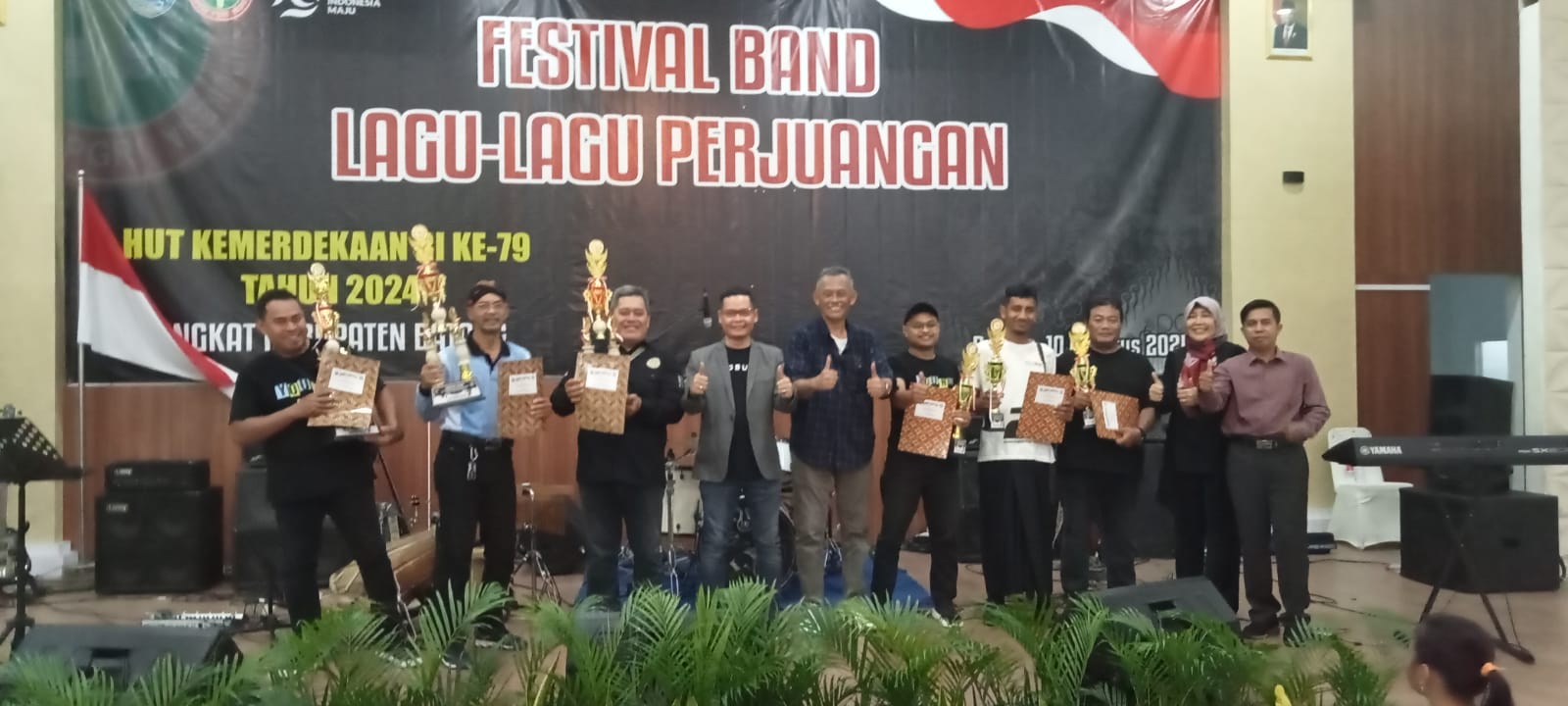 Selamat, PGRI Cabang Batang Juarai Festival Band Lagu-lagu Perjuangan PGRI Kabupaten Batang