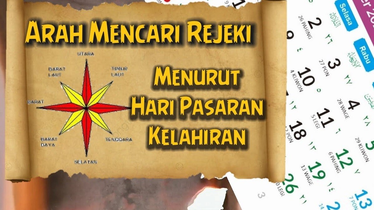 Pimbon Jawa: Arah Rezeki Weton Ini Berada di Selatan dan Barat, Ternyata Ada 2 Sabtu, Adakah Weton Kalian?