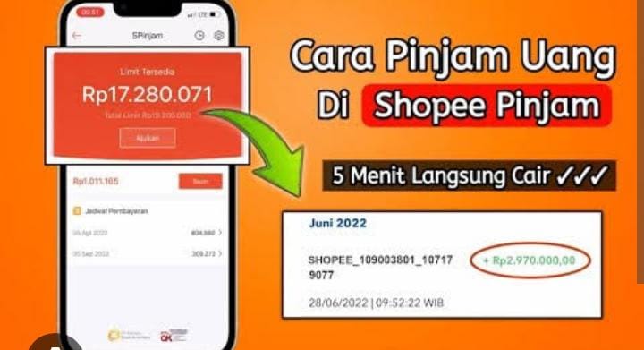 5 Menit Langsung Cair, Begini Cara Pinjam Uang di Shopee untuk Pengguna Baru 2023 Anti Ribet Cuma 2 Syarat Aja