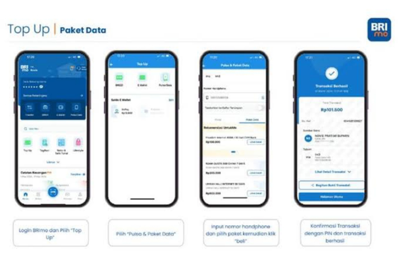 Memudahkan Kebutuhan Digital, Beli Paket Kuota Kini Lebih Mudah dengan BRImo 
