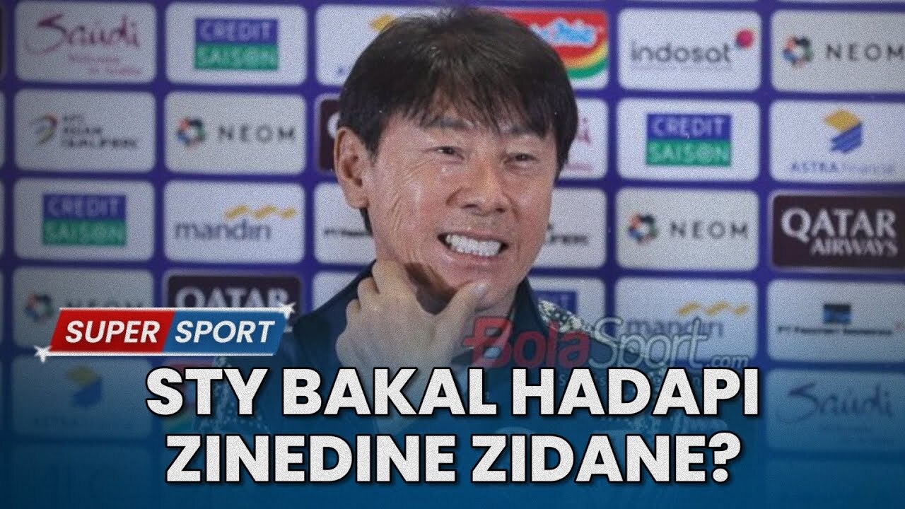 Sukses Imbangi Roberto Mancini, Shin Tae-yong Selanjutnya Bakal Hadapi Zinedine Zidane?