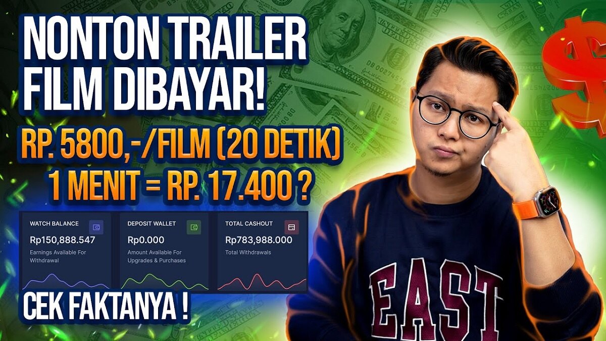 TERBUKTI MEMBAYAR! Nonton Trailer Film 20 Detik Dibayar Rp5.800 per Video, Begini Caranya