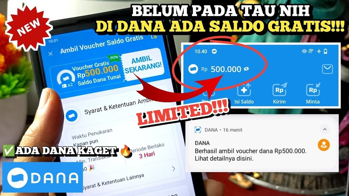 Raih Saldo DANA Gratis Rp700.000 Setiap Hari, Klik Link DANA Kaget Berikut Ini Sekarang!