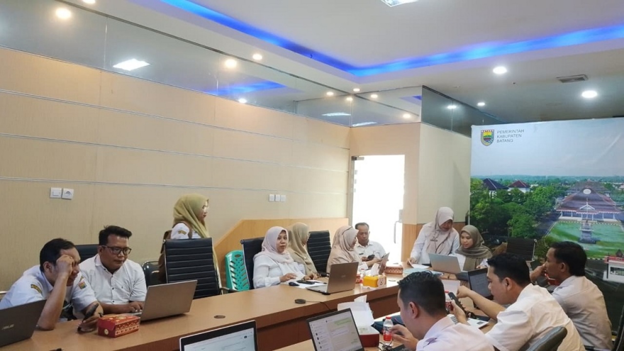 Perkuat Satu Data Indonesia, Diskominfo Batang Gelar Pendampingan Statistik Sektoral