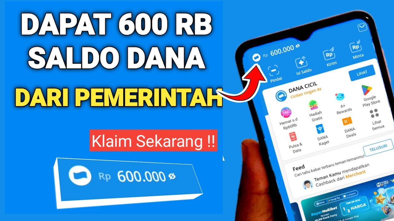 Cairkan Sekarang! Begini Cara Dapat Saldo Dana Gratis dari Pemerintah dengan Mudah
