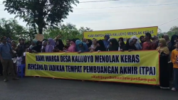 Warga Desa Kalijoyo di Pekalongan Tolak Pembangunan TPA Sampah
