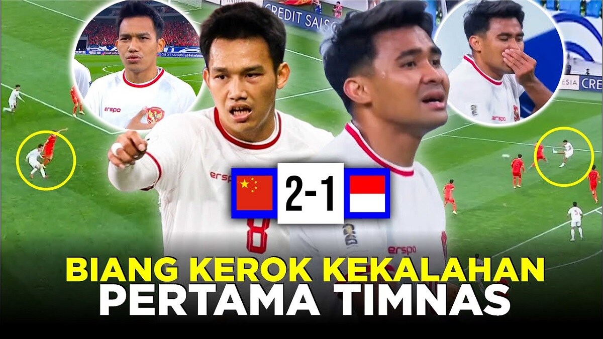 Biang Kerok Kekalahan Pertama Timnas Indonesia Meski Unggul Segalanya Dari China, Ternyata....