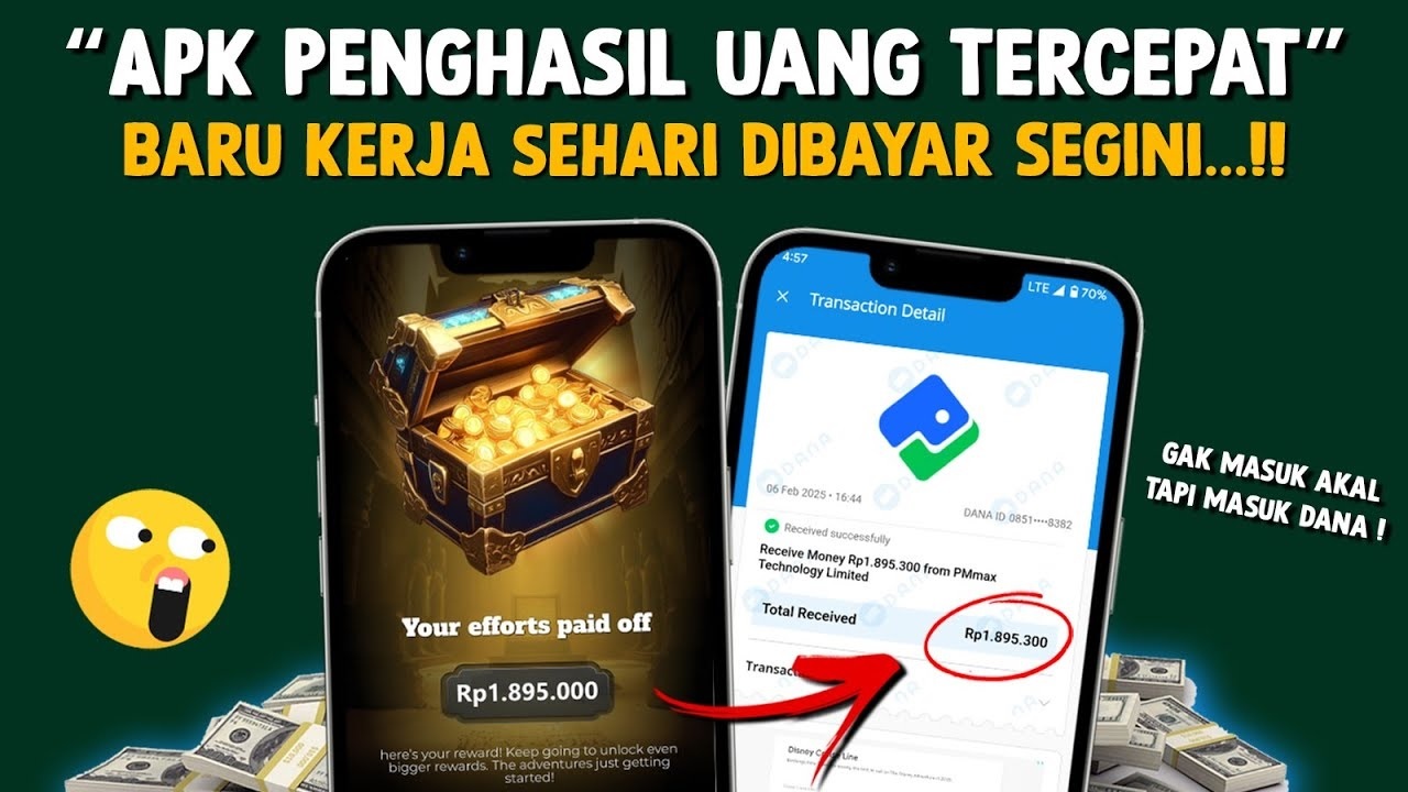 Rahasia Dapat Saldo DANA dari Aplikasi Penghasil Uang 2025, Yakin Gak Mau Baru Main Dibayar Rp1,8 Juta?