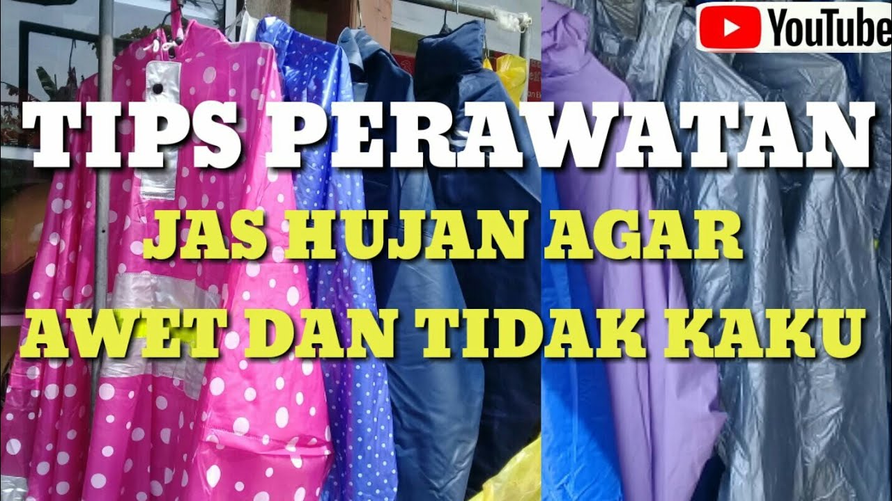 7 Tips Jitu Merawat Jas Hujan agar Tetap Awet dan Tahan Lama