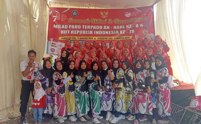 Meriah, Gebyar Milad PAUD Terpadu An-Nahl ke-8 dan HUT RI Ke-78 