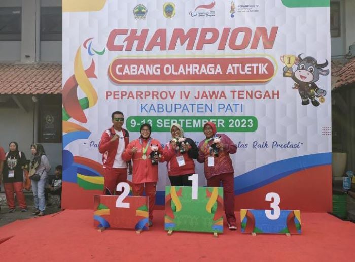 Klasemen Sementara, NPC Kabupaten Pekalongan Peringkat 11 Peparprov 2023 Jateng