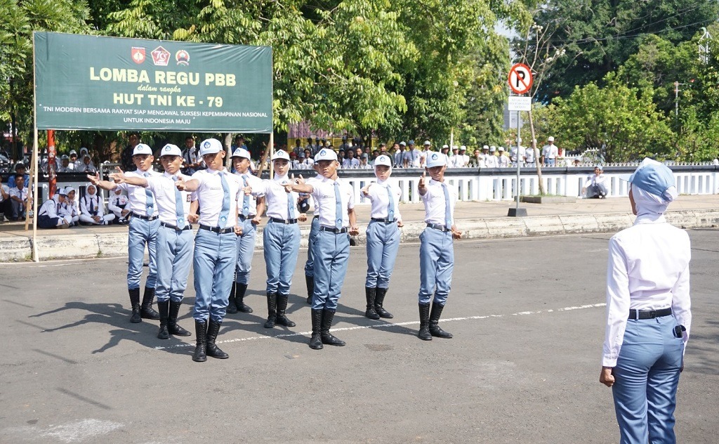 63 Sekolah di Batang Ikuti Lomba PBB HUT TNI ke-79 