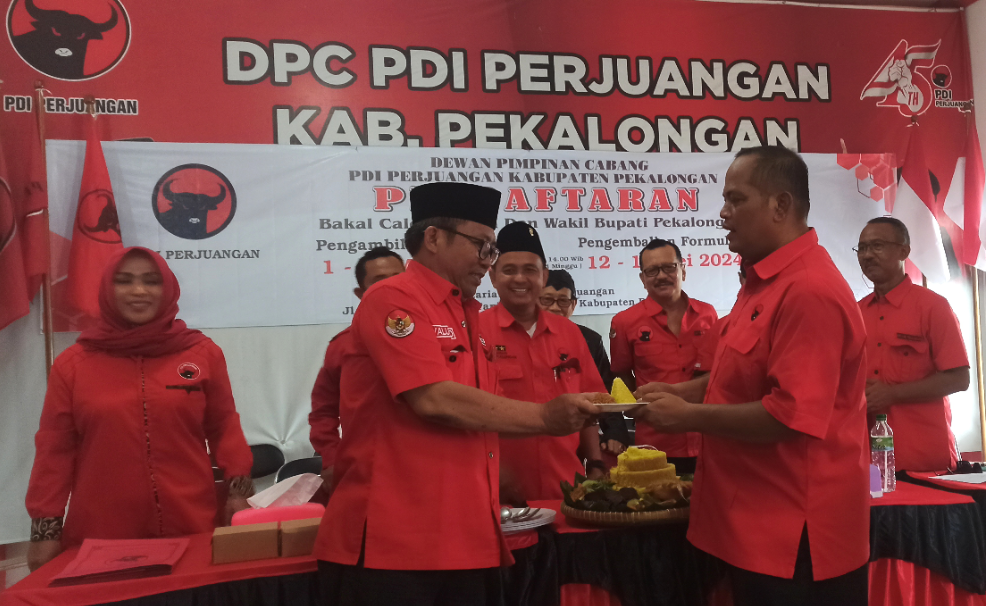 PDI Perjuangan Kabupaten Pekalongan Buka Pendaftaran Bakal Calon Bupati dan Wakil Bupati