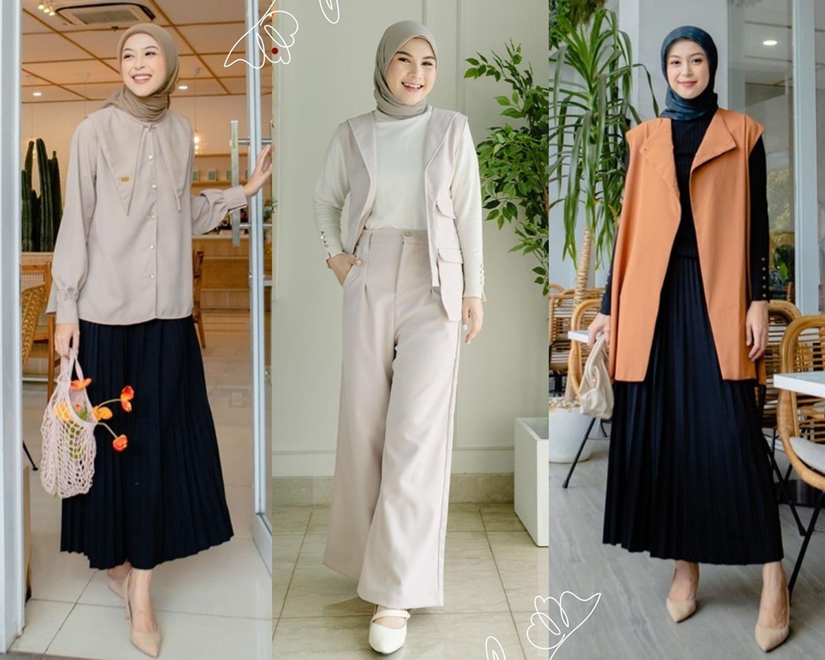 OOTD Smart Casual Wanita Hijab: Tren Fashion Ramadhan yang Cocok untuk Bukber Bareng Kolega Kantor