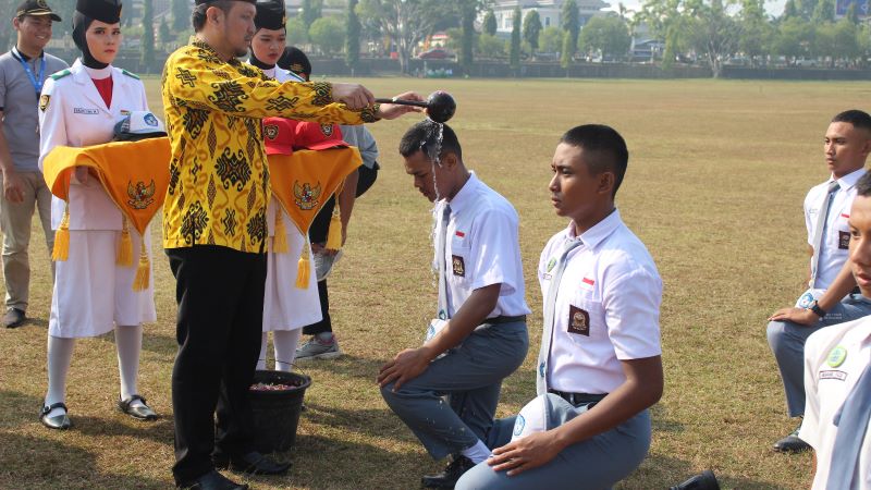 Usai Tantingan, Calon Paskibraka Kabupaten Pekalongan Jalani Pemusatan Latihan