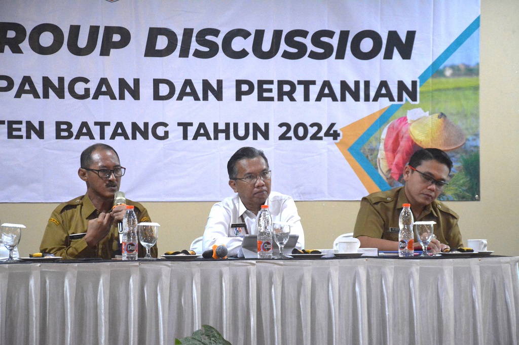 Optimalkan Ketahanan Pangan di Batang, Dispaperta Batang Gelar FGD Perencanaan Dalam Data