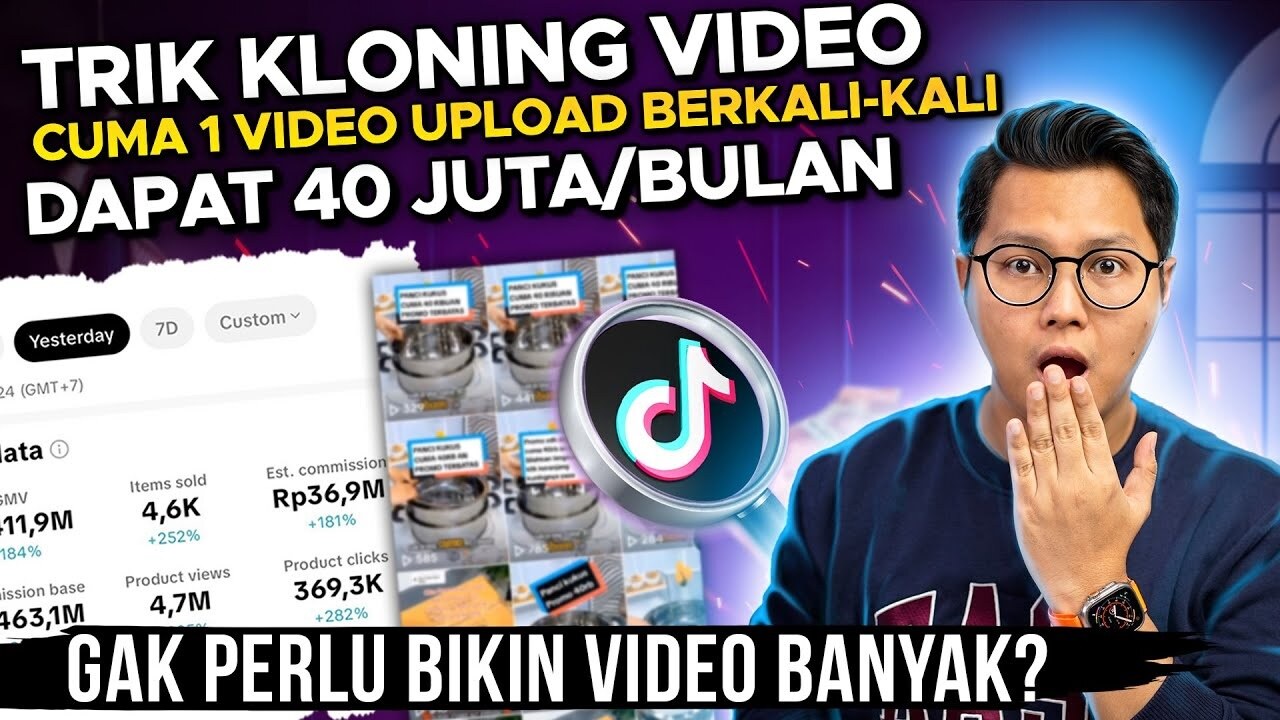 Trik Cloning Video: Modal 1 Video, Hasilkan 30 Juta per Bulan Tanpa Bikin Video Lagi! Begini Caranya