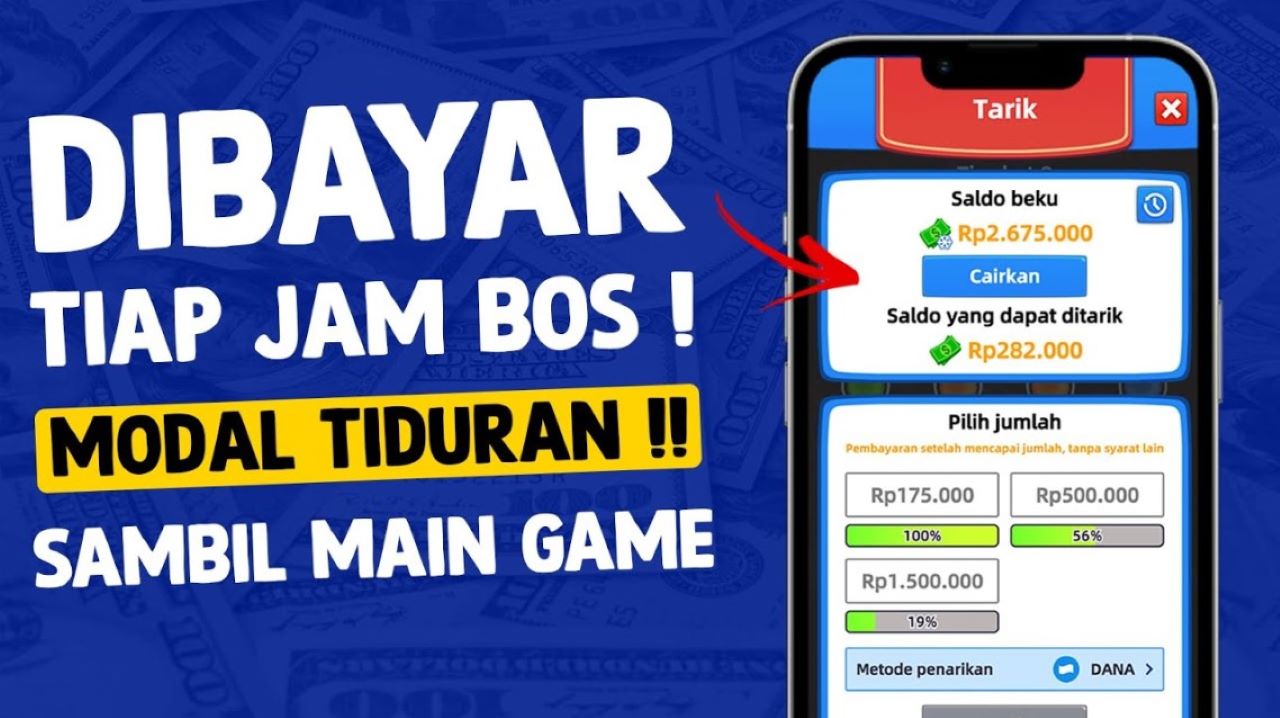 Hujan Cuan Hingga Rp 1.500.000! Game Penghasil Saldo DANA Gratis 2025, Terbukti Membayar Tanpa Undang Teman