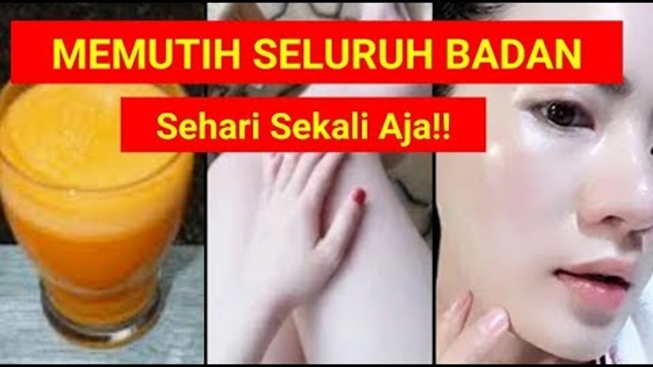 3 Minuman yang Membuat Kulit Putih Bersih, Yuk Ikuti Resepnya