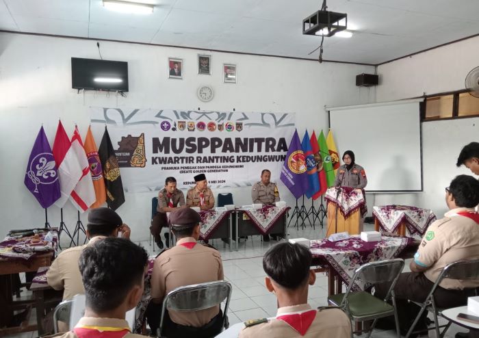 Hadiri Musppanitra Kwartir Ranting Kedungwuni Tahun 2024, Ini yang Disampaikan Kanit Binmas Polsek Kedungwuni