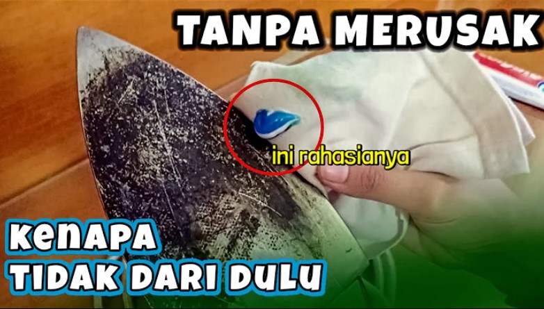 Emak-emak Wajib Baca! Ini Dia Cara Alami Membersihkan Setrika Lengket dan Berkerak dengan Mudah