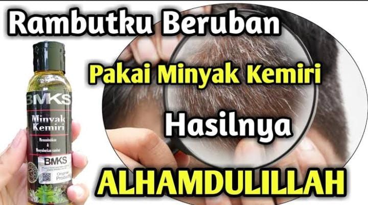 2 Cara Menggunakan Minyak Kemiri untuk Rambut Beruban, Manfaatnya Bikin Kamu Tampak Lebih Muda!