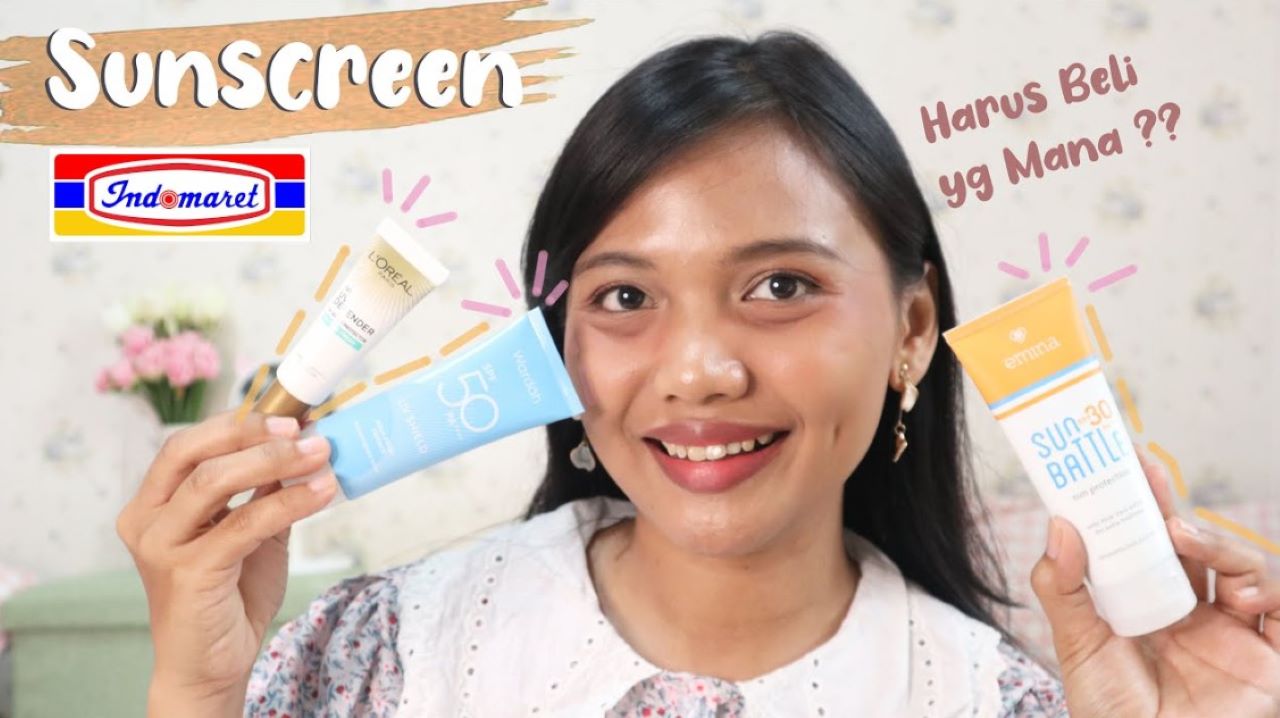5 Produk Sunscreen di Indomaret dengan Harga Terjangkau, Bye Kulit Belang dan Tanda Penuaan 