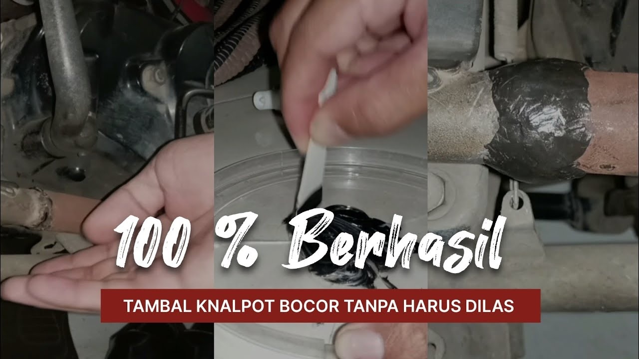 Gak Perlu Dilas, Trik Ampuh Memperbaiki Sendiri Knalpot Bocor Tanpa Harus ke Bengkel, Mudah dan Simpel!