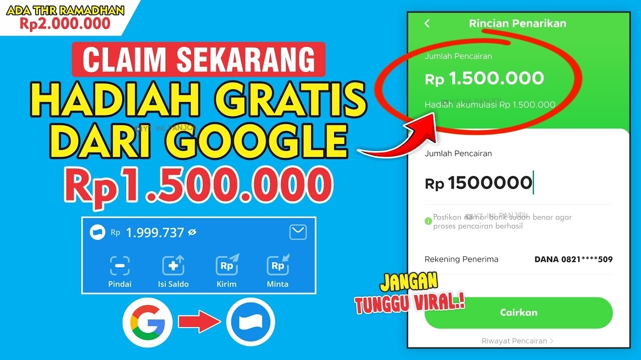 Cara Mendapatkan Saldo DANA Kaget Gratis Rp50.000 di Bulan Ramadhan! Jangan Sampai Ketinggalan!