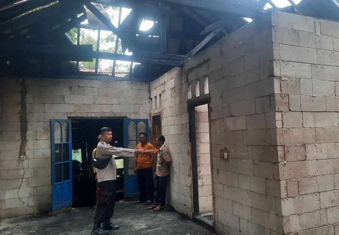 Kebakaran Landa Rumah Petani di Desa Wangkelang Kabupaten Pekalongan