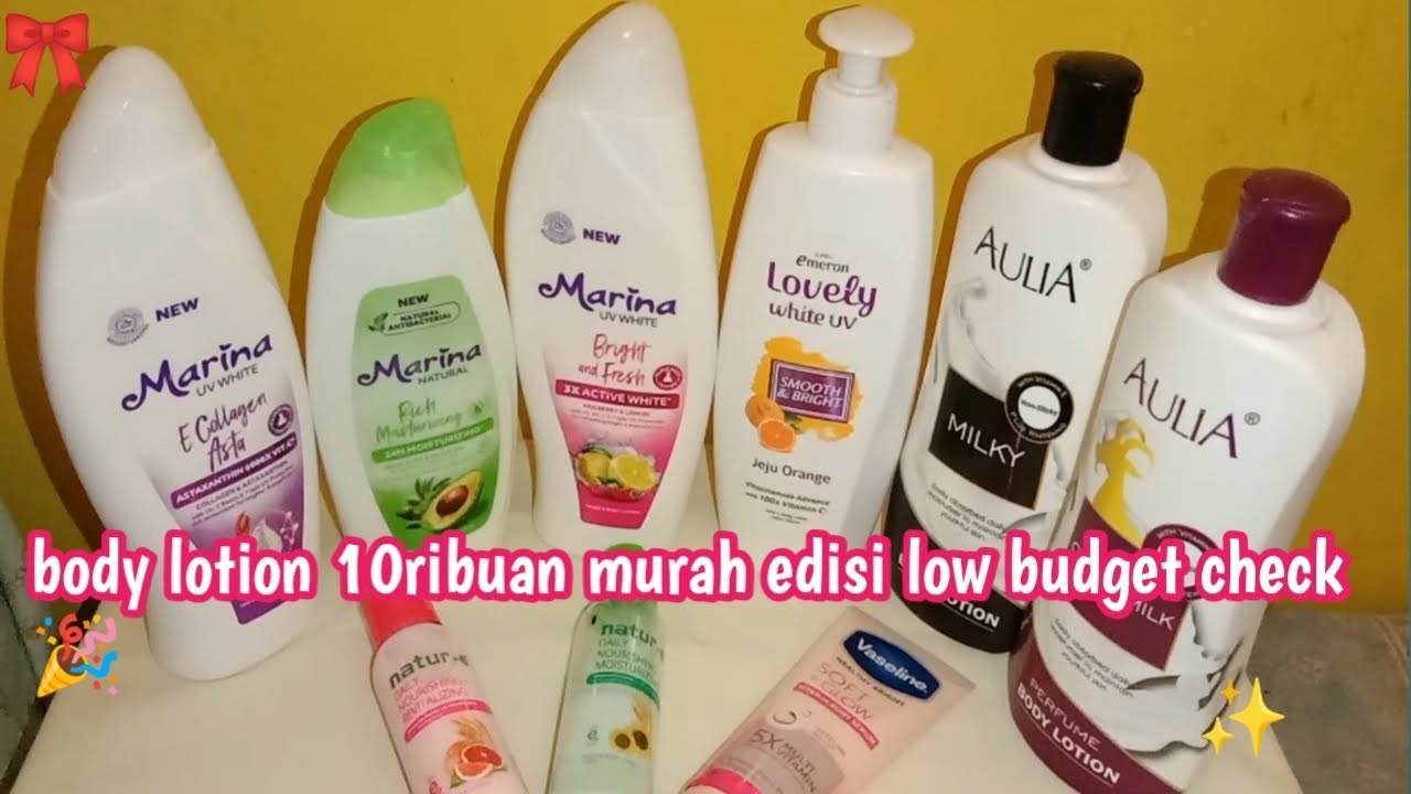 5 Body Lotion Pemutih Harga 10 Ribuan Terbaik, Dijamin Kulit Putih Permanen Cerah Bebas Belang 