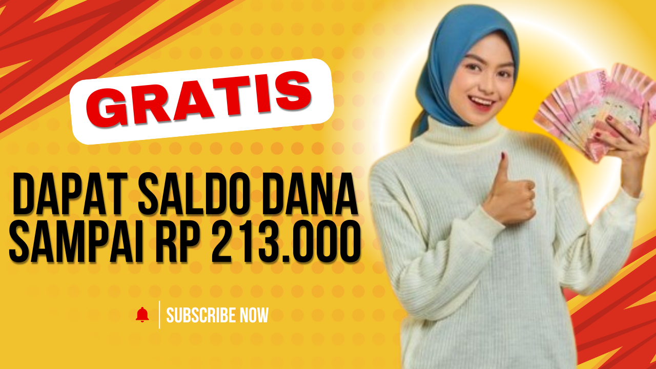 Tidak Perlu Deposit untuk Hasilkan Saldo DANA Gratis Sampai Rp 213.000, Cuma Pake Aplikasi Penghasil Uang