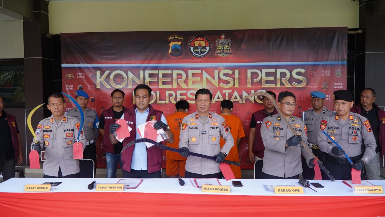 Operasi Candi 2025, Polres Batang Ungkap Sejumlah Kasus dari Premanisme hingga Penganiayaan
