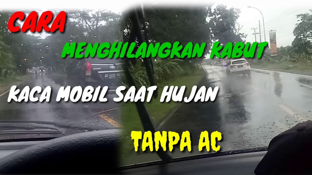 7 Trik Ampuh Mengatasi Kaca Mobil Berembun Saat Hujan Tanpa AC