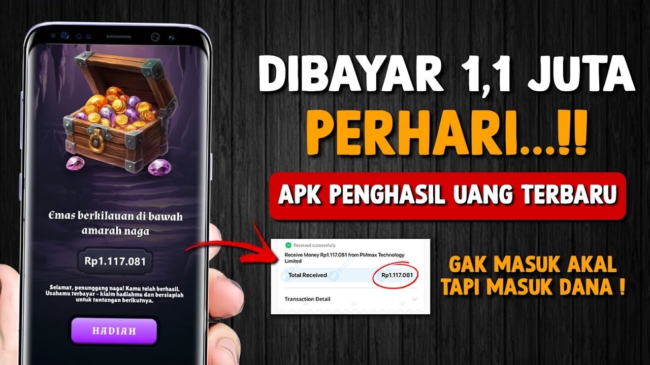 Dibayar 1,1 Juta Per Hari! Modal Rebahan Bisa Dapat Saldo DANA Gratis dengan Aplikasi Penghasil Uang 2025