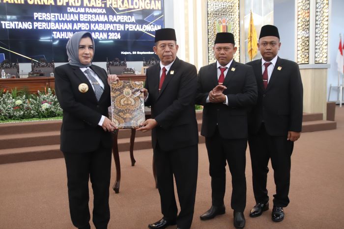 DPRD Kabupaten Pekalongan Setujui Raperda Perubahan APBD Tahun Anggaran 2024