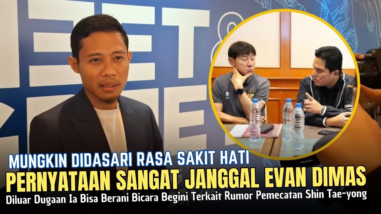 Evan Dimas Angkat Bicara Terkait Rumor Pemecatan Shin Tae-yong di Timnas Indonesia, Ternyata…