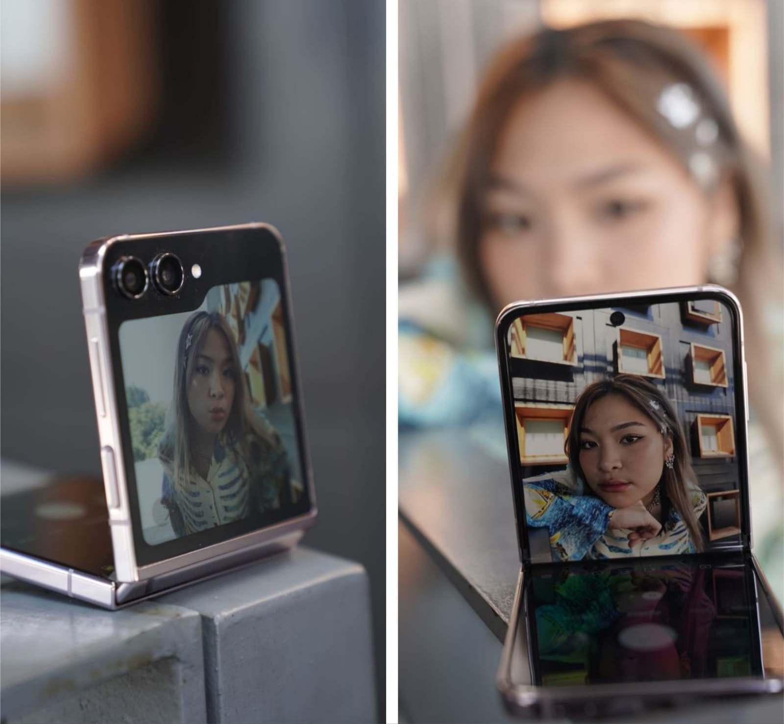 Simak Ini! Tips Bikin Konten Mirror Selfie yang Aesthetic Pakai Galaxy Z Flip5 ala Content Creator