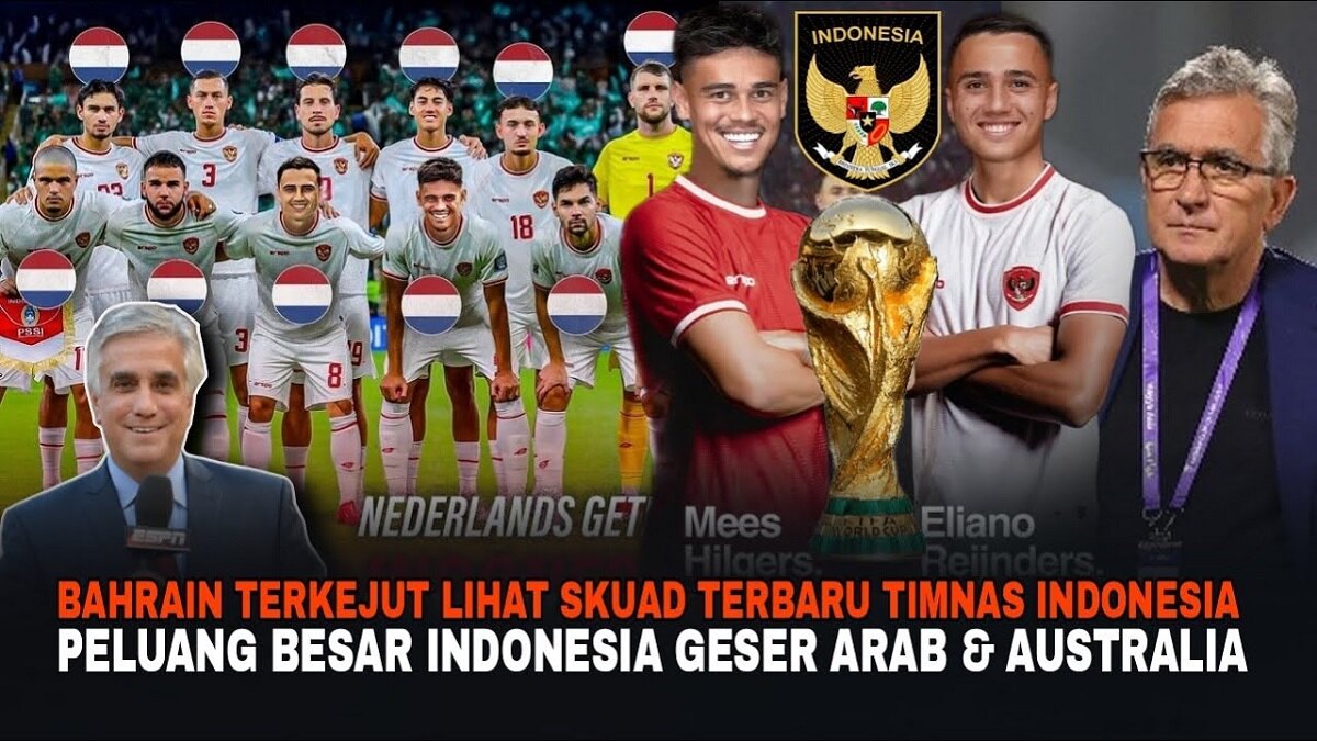 Bahrain Terkejut Lihat Skuad Terbaru Timnas Indonesia! Media Inggris & Amerika Sorot Peluang Indonesia