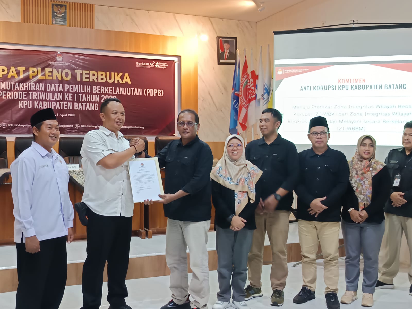 Pemutakhiran DPTb Terus Berjalan, KPU Batang Minta Parpol Aktif Update Data