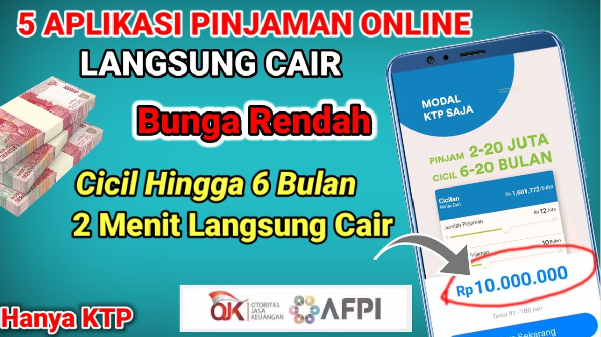 5 Aplikasi Pinjaman Online Cepat Cair Terbaik 2023, Bunga Rendah Syarat Mudah!