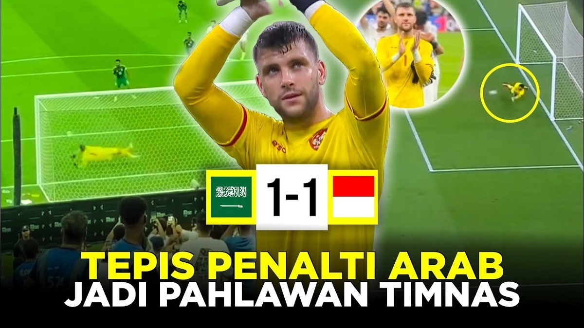 Tepis Penalti, Gocek Pemain Lawan, Lakukan Banyak Penyelamatan, Maarten Paes Jadi Pahlawan Timnas Indonesia