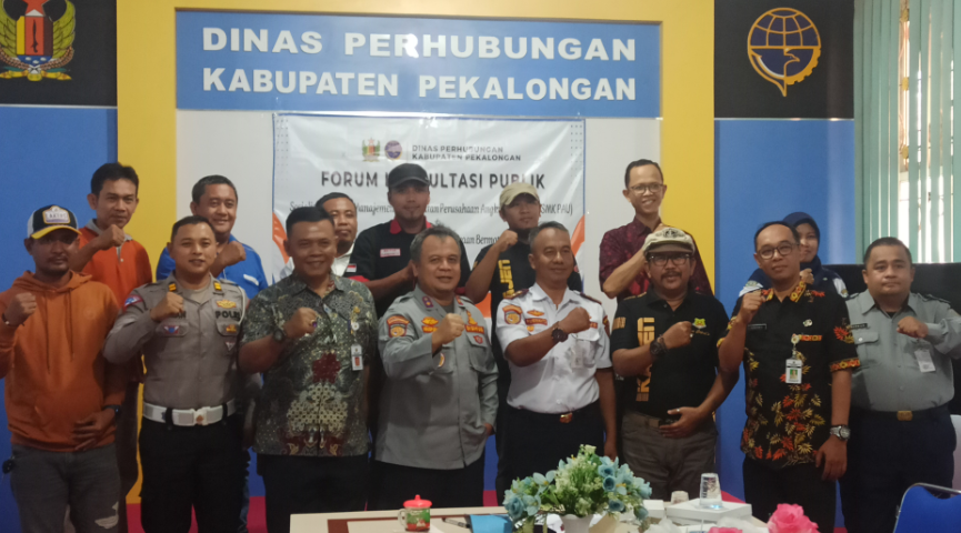 Dinhub Kabupaten Pekalongan Gelar Forum Komunikasi Publik, Sosialisasikan SMK PAU