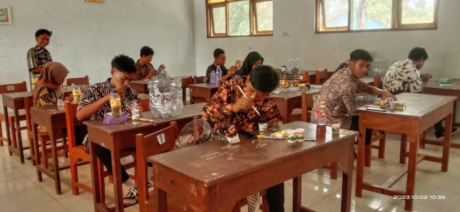 Sambut Hari Batik dengan Aneka Lomba,  SMK Yapenda 2 Wiradesa Ajak Siswa Nguri-Nguri Kebudayaan